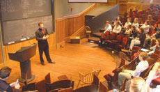 Stas addresses Harvard University